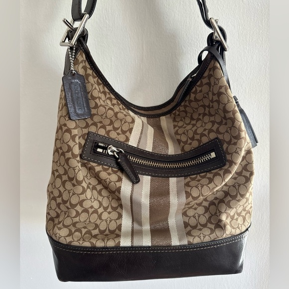 Coach Legacy Stripe Handbag 🌺 - Picture 7 of 8